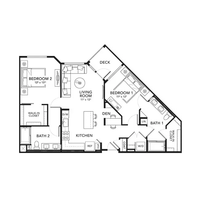 Plan B4 424 floor plan